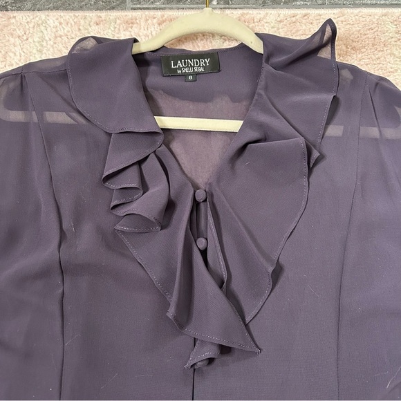 NWT Vintage 90's Shelli Segal Plum Maxi Dress Dress Size 8 Practical Magic Fall - Picture 6 of 13